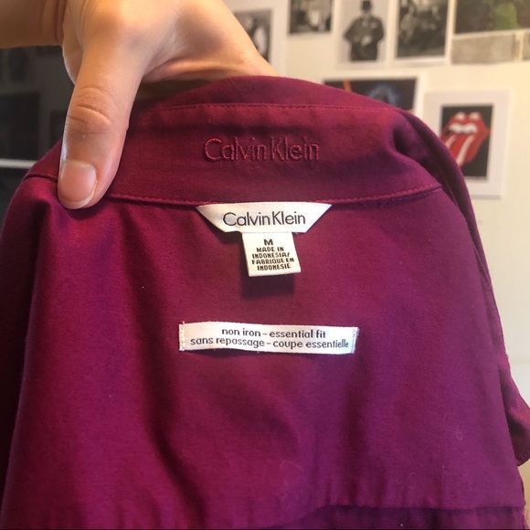 Magenta Calvin Klein blouse - Picture 3 of 4